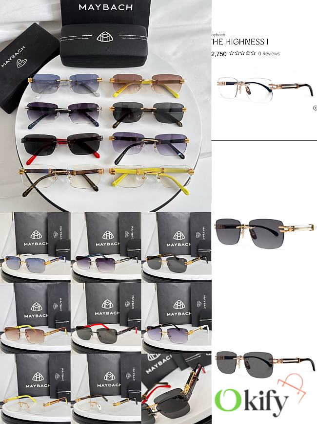 Okify Maybach THE HIGHNESS Sunglasses  - 1