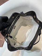 Okify MiuMiu Leather Backpack In Black 25x29.5x12.5cm  - 3