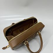 Okify MiuMiu Medium Arcadie Leather Bag In Tundra 27x12x9cm  - 3