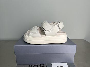 Okify Hogan White Sandals 6cm EU35-40 