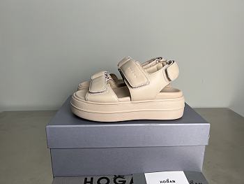 Okify Hogan Beige Sandals 6cm EU35-40 