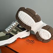 Okify Hermes Sneakers For Men In Green EU38-45 22986 - 4
