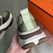 Okify Hermes Sneakers For Men In Green EU38-45 22986 - 2