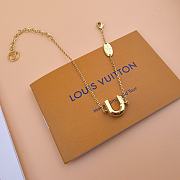 Okify Louis Vuitton Letter U LV & Me Gold Bracelet M67178 - 1