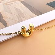 Okify Louis Vuitton Letter U LV & Me Gold Bracelet M67178 - 5
