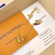 Okify Louis Vuitton Letter U LV & Me Gold Bracelet M67178 - 2