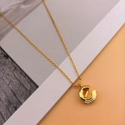Okify Louis Vuitton Letter G LV & Me Gold Necklace M61062 - 5