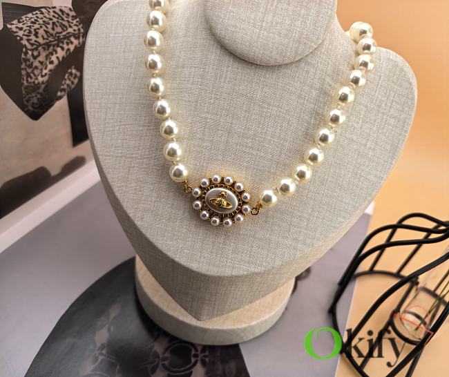 Okify Vivienne Westwood Amaya Pearl Necklace - 1