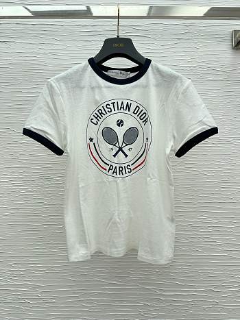 Okify Dior Tennis White T-shirt 