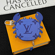 Okify Louis Vuitton Crab Bag Charm In Dark Blue  - 4