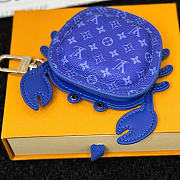 Okify Louis Vuitton Crab Bag Charm In Dark Blue  - 2