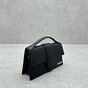 Okify Jacquemus Bambino Bag In Black With Silver Hardware 24x13x7cm - 4