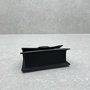 Okify Jacquemus Small Bambino Bag In Black With Silver Hardware 18x6x7cm - 2