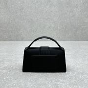 Okify Jacquemus Small Bambino Bag In Black With Silver Hardware 18x6x7cm - 3