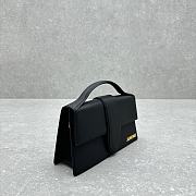 Okify Jacquemus Bambino Bag In Black With Gold Hardware 24x13x7cm - 5