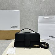 Okify Jacquemus Bambino Bag In Black With Gold Hardware 24x13x7cm - 1