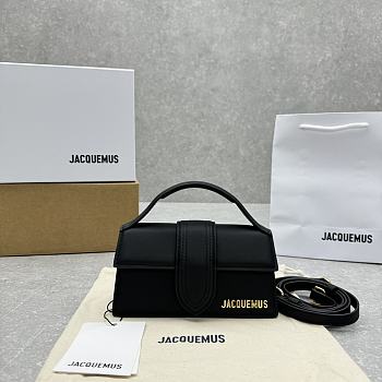 Okify Jacquemus Small Bambino Bag In Black With Gold Hardware 18x6x7cm
