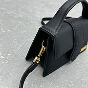 Okify Jacquemus Small Bambino Bag In Black With Gold Hardware 18x6x7cm - 3