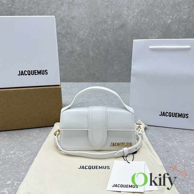 Okify Jacquemus Small Bambino Bag In White 18x6x7cm - 1