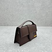 Okify Jacquemus Bambino Bag In Dark Brown 24x13x7cm - 3