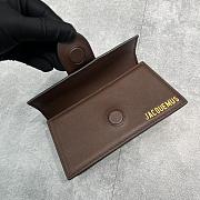 Okify Jacquemus Small Bambino Bag In Dark Brown 18x6x7cm - 4