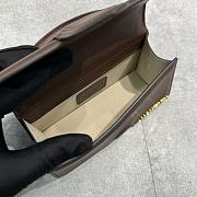 Okify Jacquemus Small Bambino Bag In Dark Brown 18x6x7cm - 5