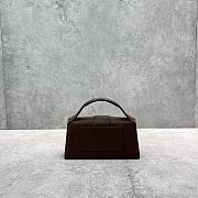 Okify Jacquemus Small Bambino Bag In Dark Brown 18x6x7cm - 3