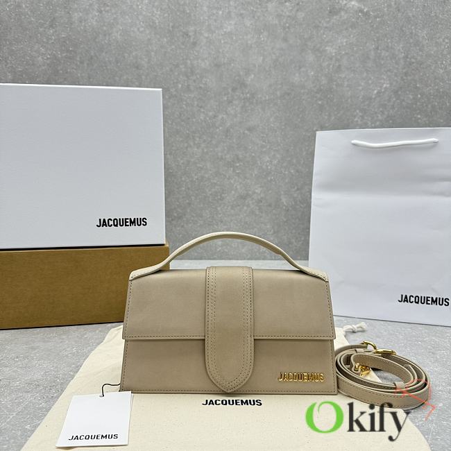 Okify Jacquemus Bambino Bag In Beige 24x13x7cm - 1