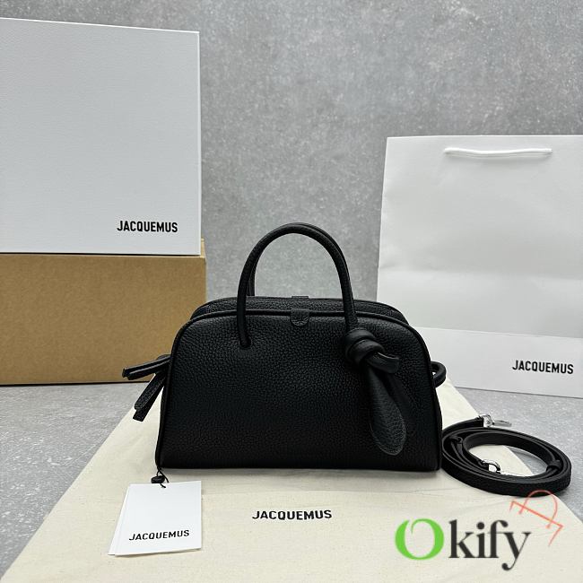 Okify Jacquemus Le Turismo Small Bag In Black 26x12x16cm - 1