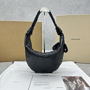 Okify Lemaire Fortune Croissant Bag In Black 36x24x42cm  - 1