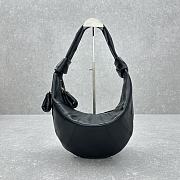 Okify Lemaire Fortune Croissant Bag In Black 36x24x42cm  - 4
