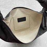 Okify Lemaire Small Fortune Croissant Bag In Dark Brown 30x18x23x6cm  - 3