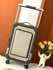 Okify Hermes RMS Suitcase With Pockets In Gray 33x55x20cm 23033 - 5