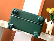 Okify Hermes RMS Suitcase With Pockets In Green 33x55x20cm 23034 - 4