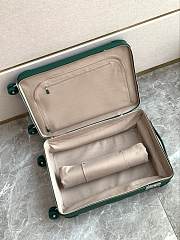 Okify Hermes RMS Suitcase With Pockets In Green 33x55x20cm 23034 - 5
