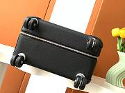 Okify Hermes RMS Suitcase With Pockets In Black 33x55x20cm 23035 - 2