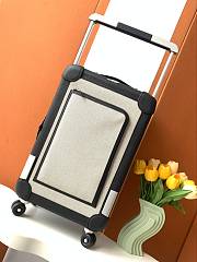 Okify Hermes RMS Suitcase With Pockets In Black 33x55x20cm 23035 - 3