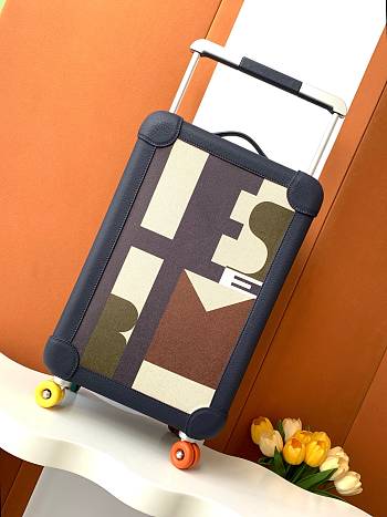 Okify Hermes RMS Dark Blue Suitcase 33x55x20cm 23039