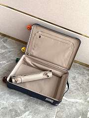 Okify Hermes RMS Dark Blue Suitcase 33x55x20cm 23039 - 2