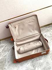 Okify Hermes RMS Brown Suitcase 33x55x20cm 23040 - 3