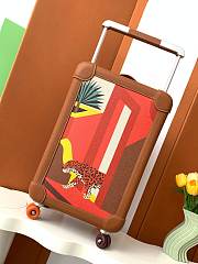 Okify Hermes RMS Brown Suitcase 33x55x20cm 23040 - 4