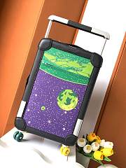 Okify Hermes RMS Black Galaxy Suitcase 33x55x20cm 23041 - 5