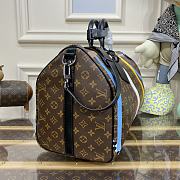 Okify Louis Vuitton Keepall Bag With Multiple Color Silkscreen Bag M55819 50x23x29cm  - 3