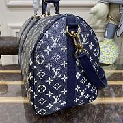 Okify Louis Vuitton Keepall Bandoulière 45 Bag In Dark Blue M22923 45x27x20cm - 4