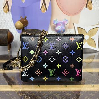 Okify Louis Vuitton x TM Coussin BB Bag In Black M13232 21x7x16cm