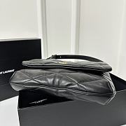 Okify YSL LE 57 Quilted Underarm Bag In Black 24x18x5.5cm - 3