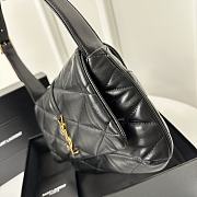 Okify YSL LE 57 Quilted Underarm Bag In Black 24x18x5.5cm - 2