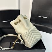 Okify YSL Joe Backpack In White 19x13x13cm - 5