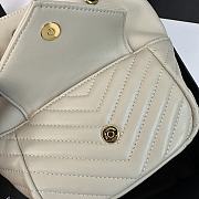 Okify YSL Joe Backpack In White 19x13x13cm - 4