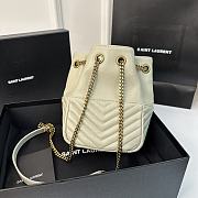 Okify YSL Joe Backpack In White 19x13x13cm - 2